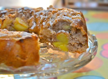 עוגת תפוחים וקינמון מתכון pudding dessert vegan טבעוניות קינוח